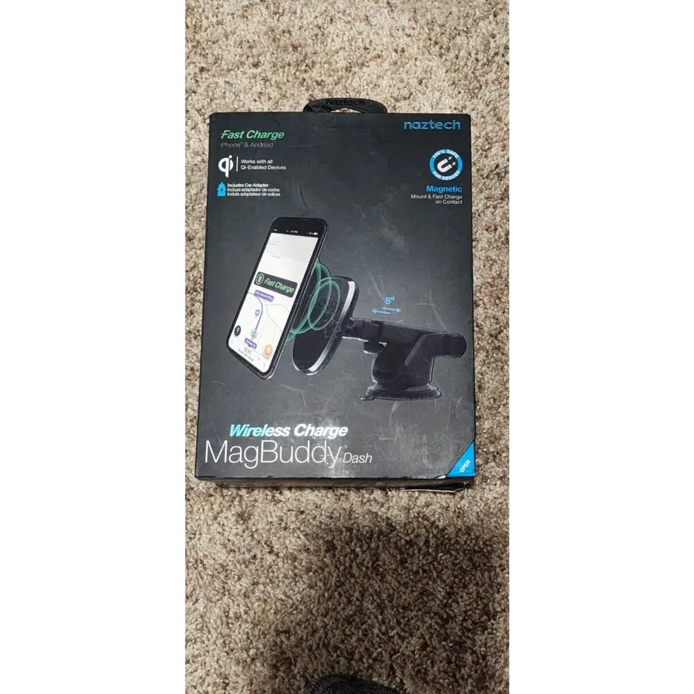 MAGBUDDY WIRELESS CHARGING DASH MOUNT – NAZTECH